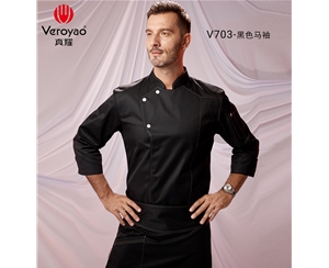 V703-黑色马袖