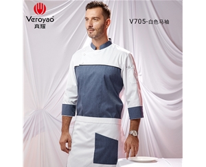 V705-白色马袖